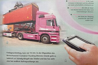 Einführung Telematiklösung mit Glomb Lkw